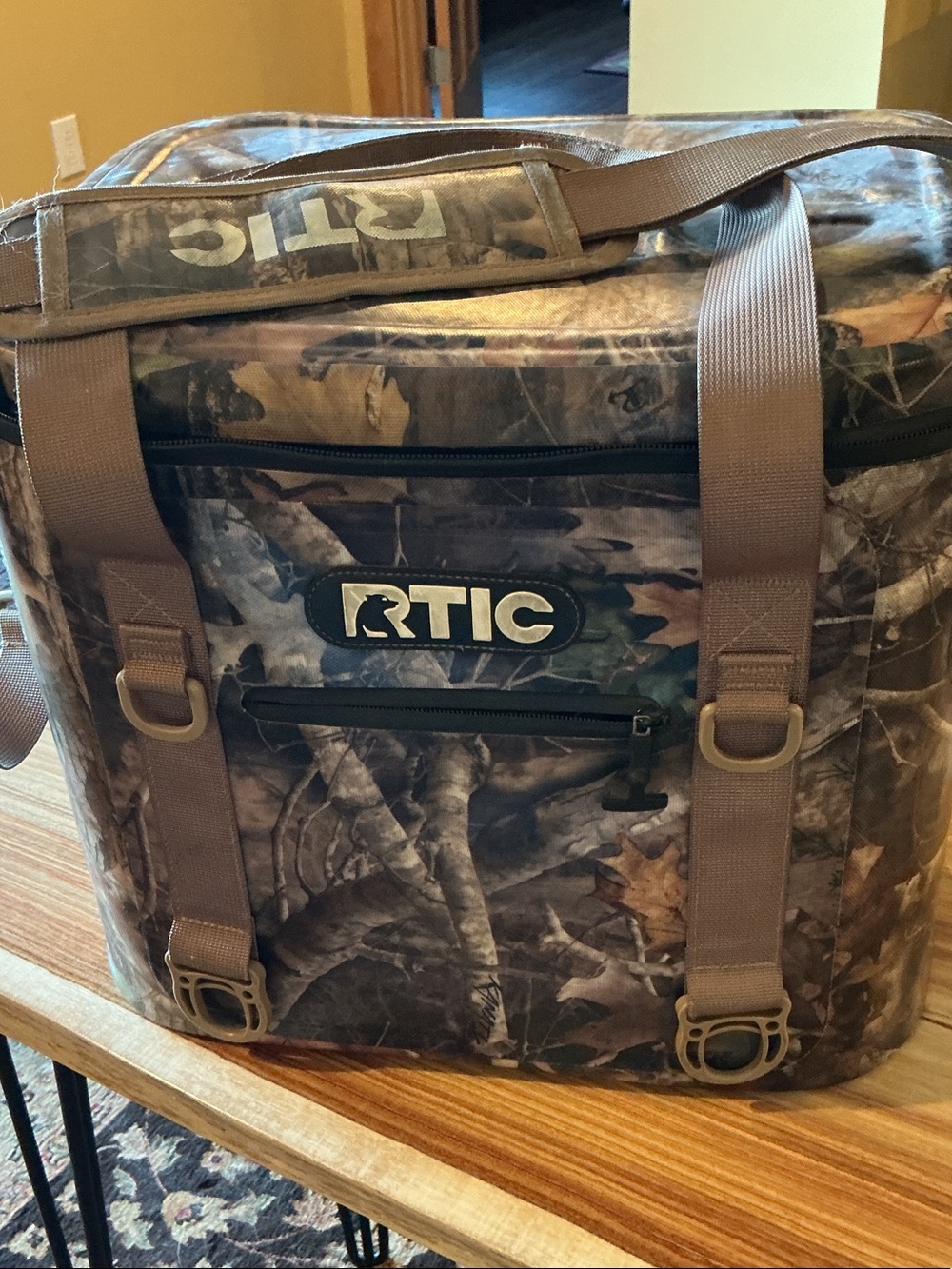 RTIC Camo Duffel Cooler Bag - Brown Camo